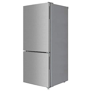 冷蔵庫 117L 一人暮らし 2ドア マクスゼン コンパクト 小型 シルバー MAXZEN JR117ML01SV